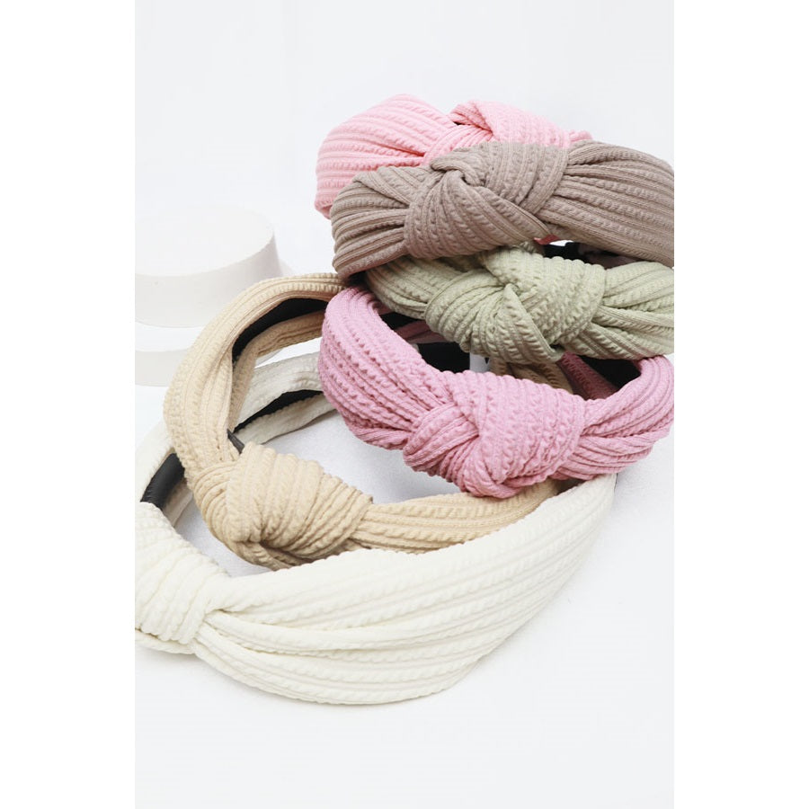 Love and Repeat – Ribbed Knotted Headband