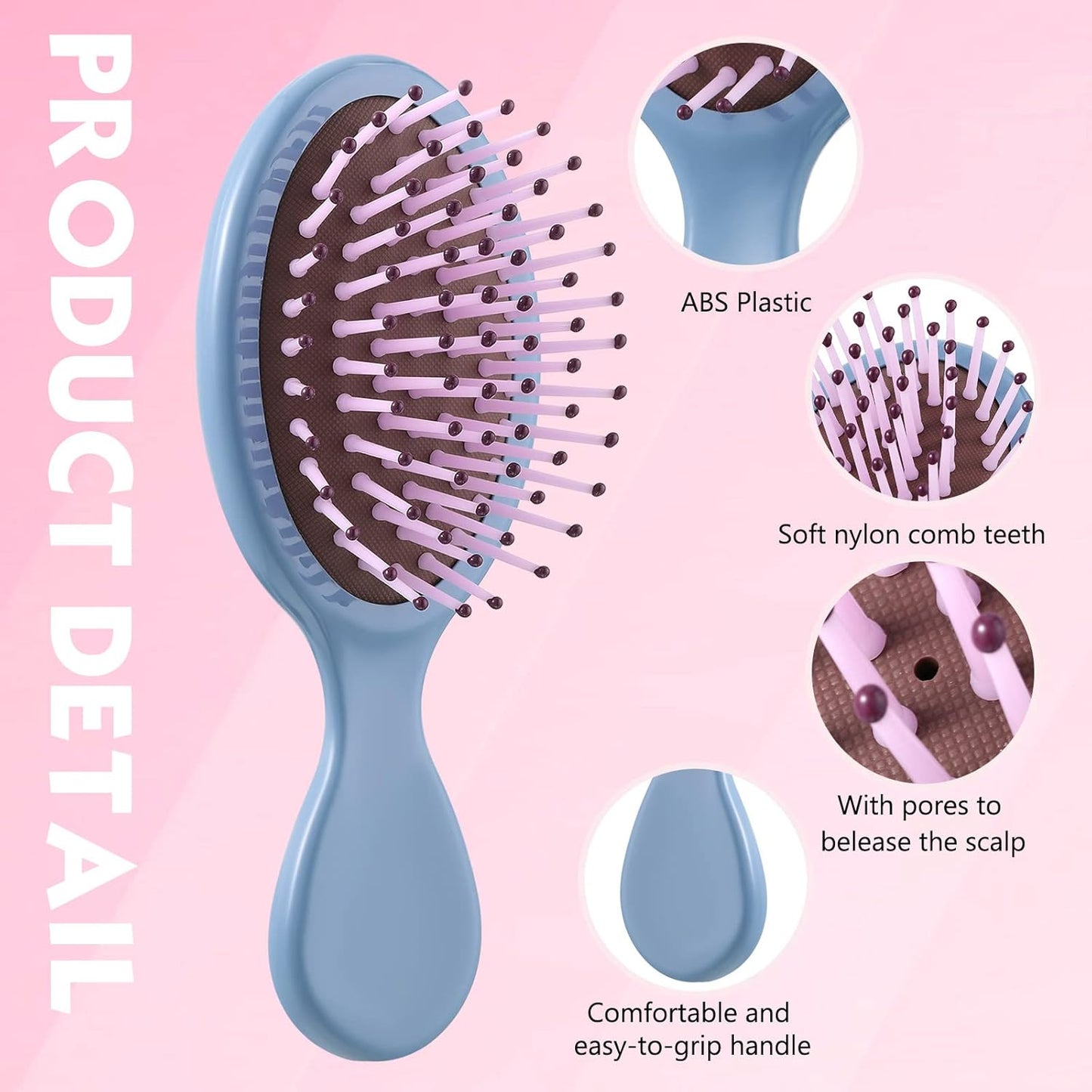 Mini Hair Brush & Comb Set | Assorted Colors | Mystery Game Prize