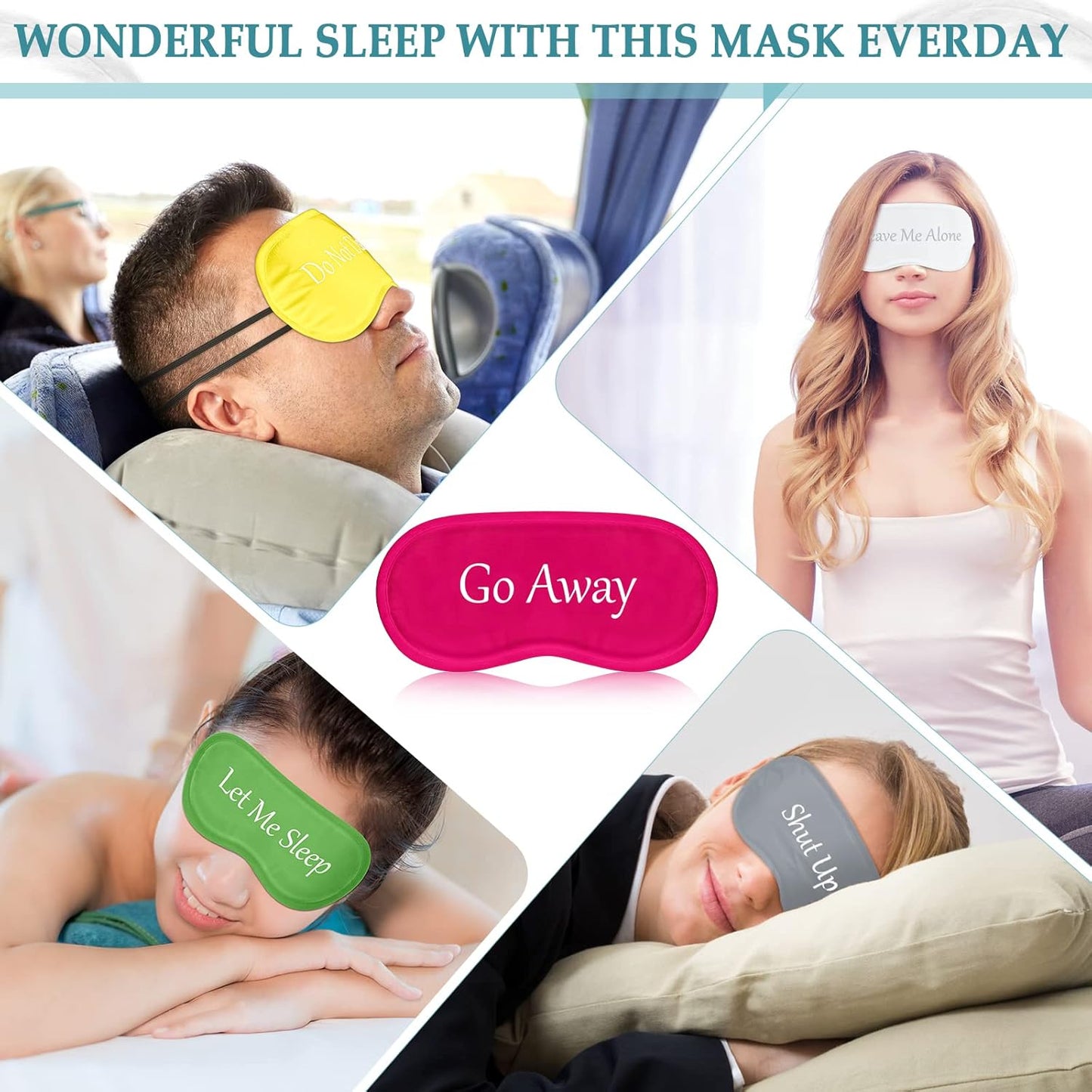 Sleep Mask | Light Blocking Eye Mask | Mystery Game Prize