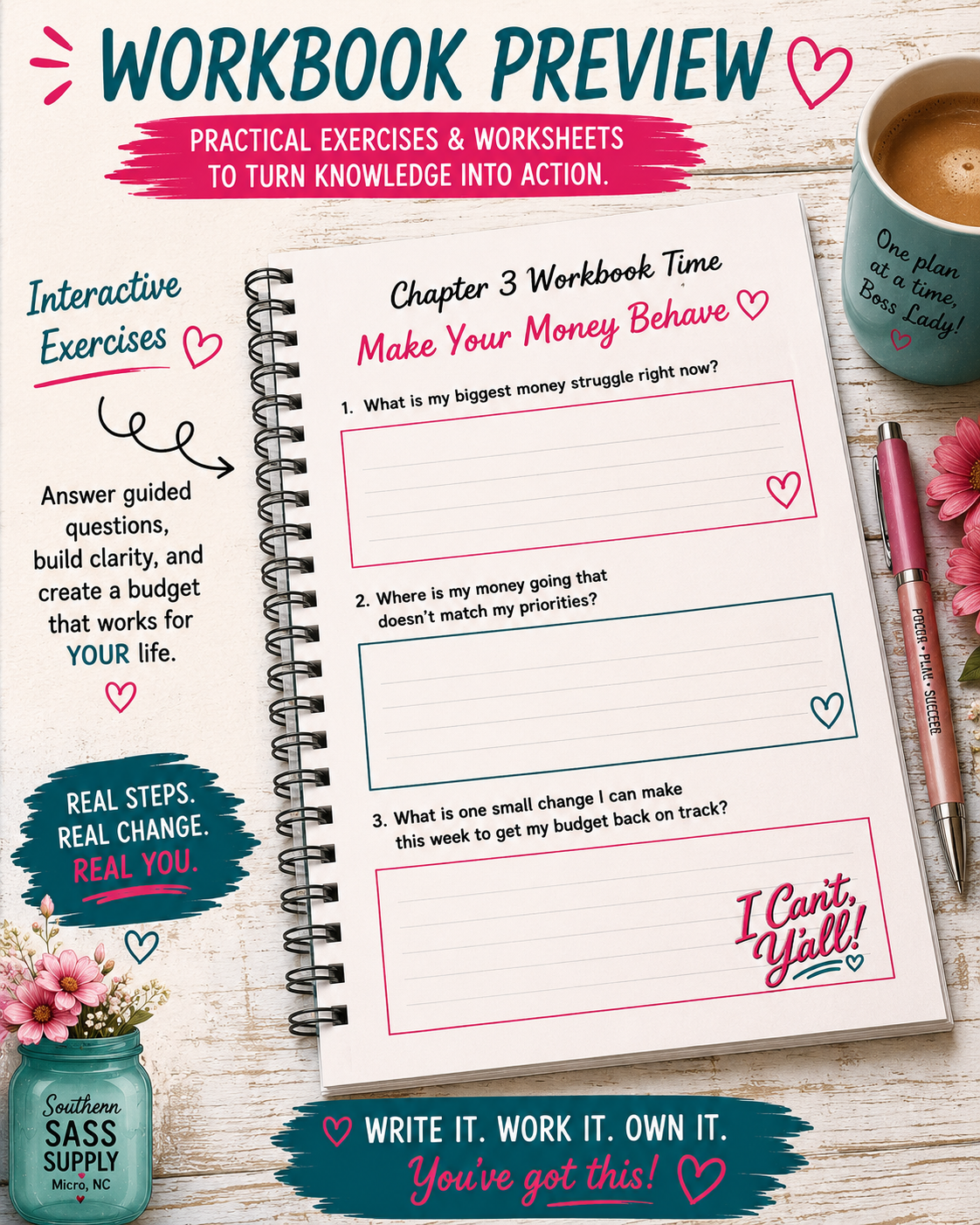 The Southern Sass Budget System™ | Budget Guide & Workbook