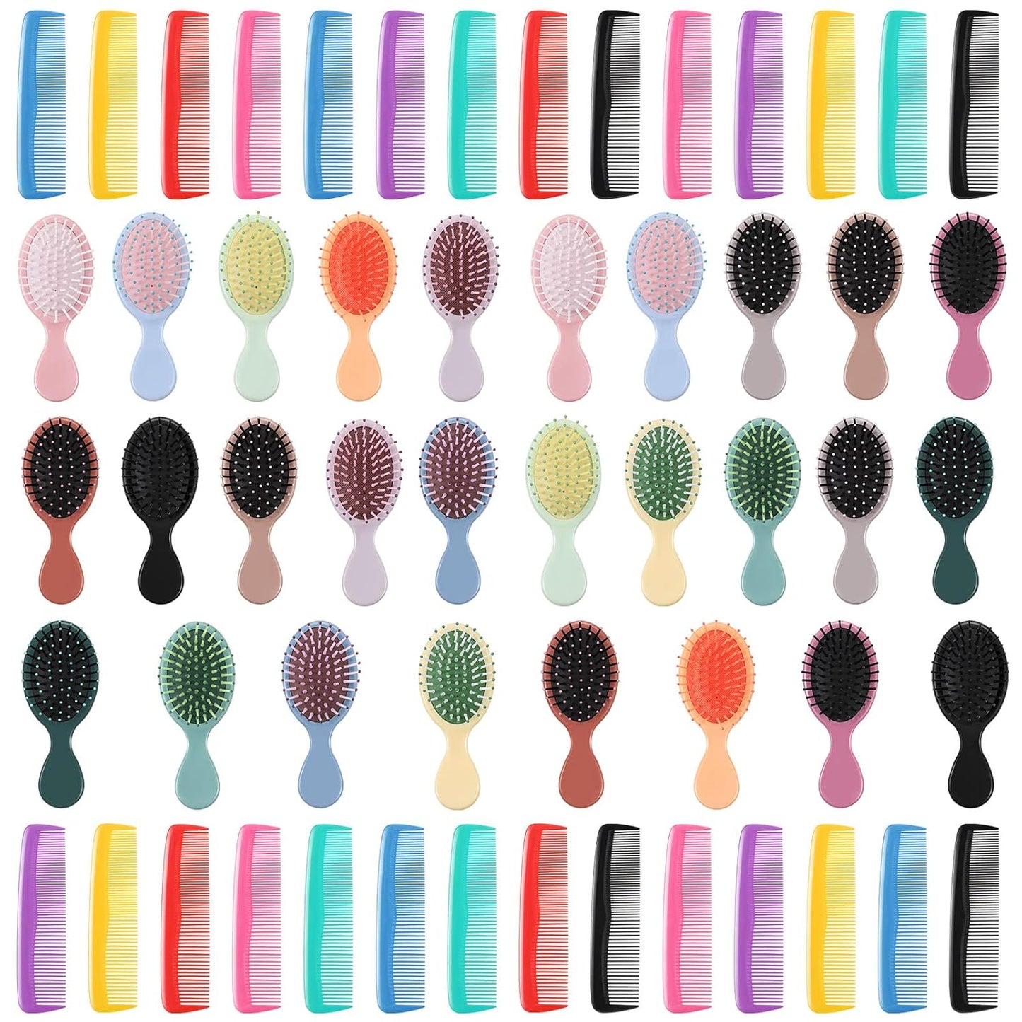 Mini Hair Brush & Comb Set | Assorted Colors | Mystery Game Prize