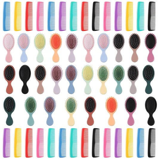 Mini Hair Brush & Comb Set | Assorted Colors | Mystery Game Prize