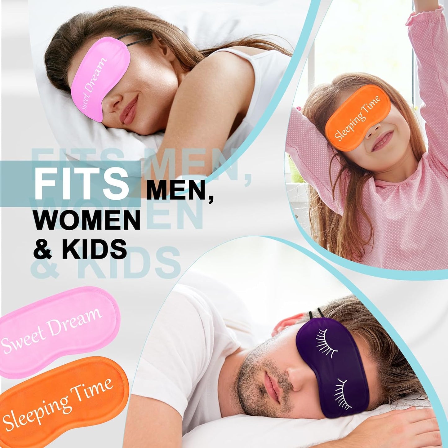 Sleep Mask | Light Blocking Eye Mask | Mystery Game Prize